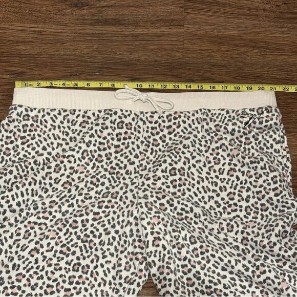 Victoria's Secret Fleece Drawstring Pants Joggers Cream Tan Black Size XXL - Picture 6 of 12